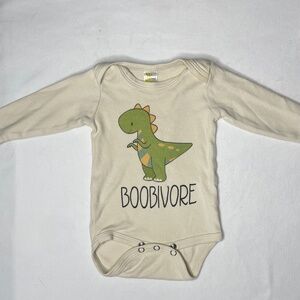 0-3m Long Sleeve Bodysuit Onesie Breastfeeding Humor Nursing Baby Clothes